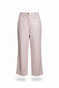 Pantalone ecopelle pink