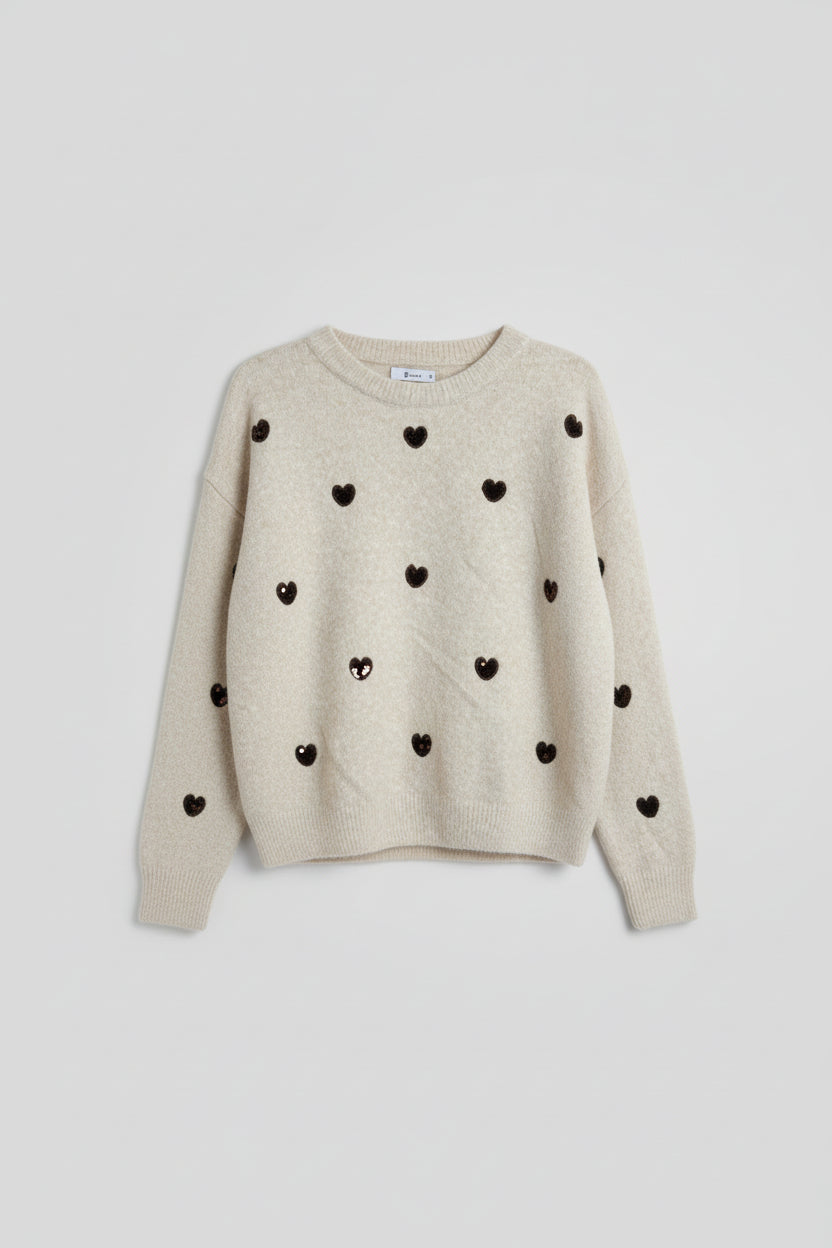 Pullover cuori