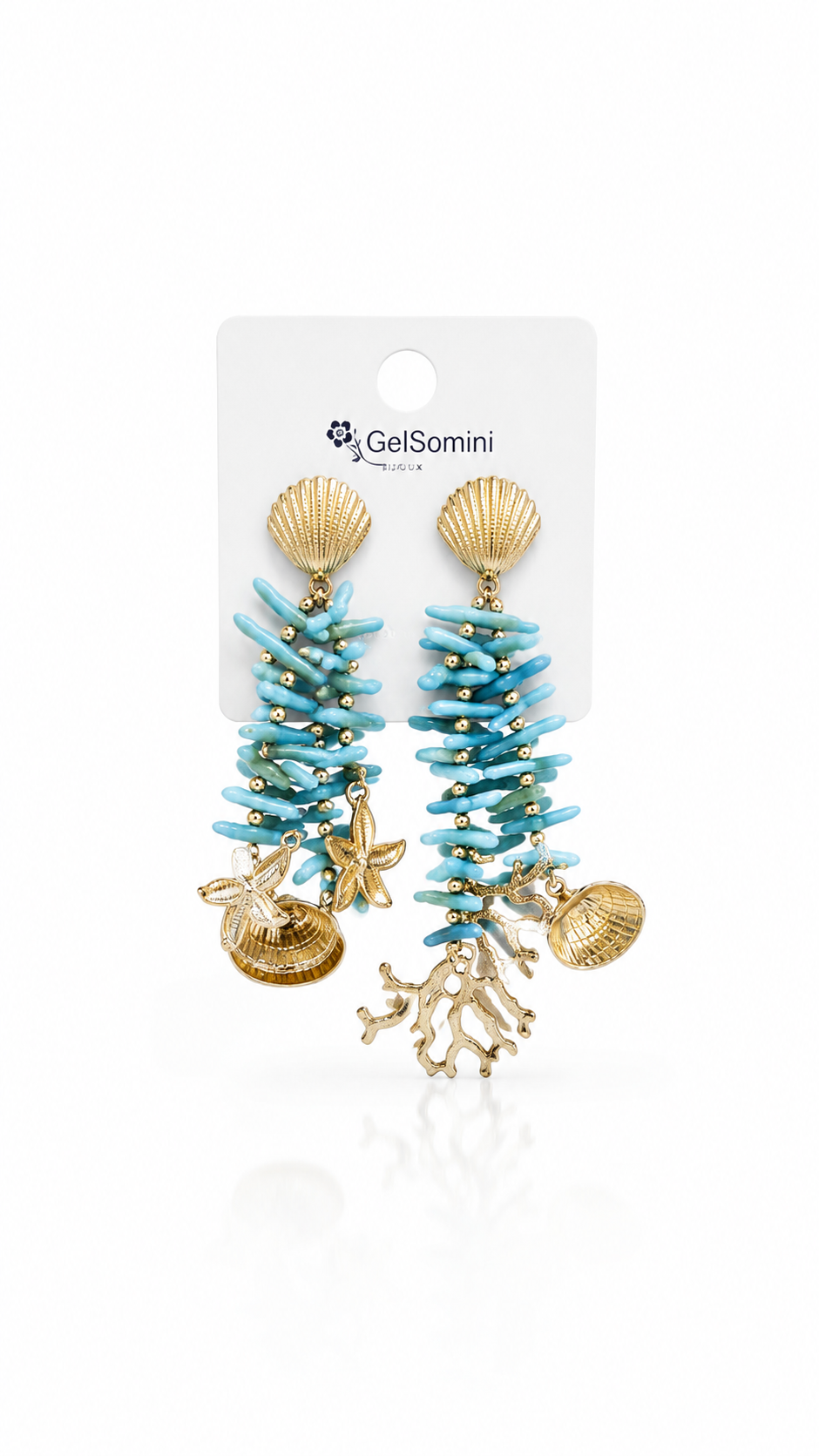 Orecchini corallo