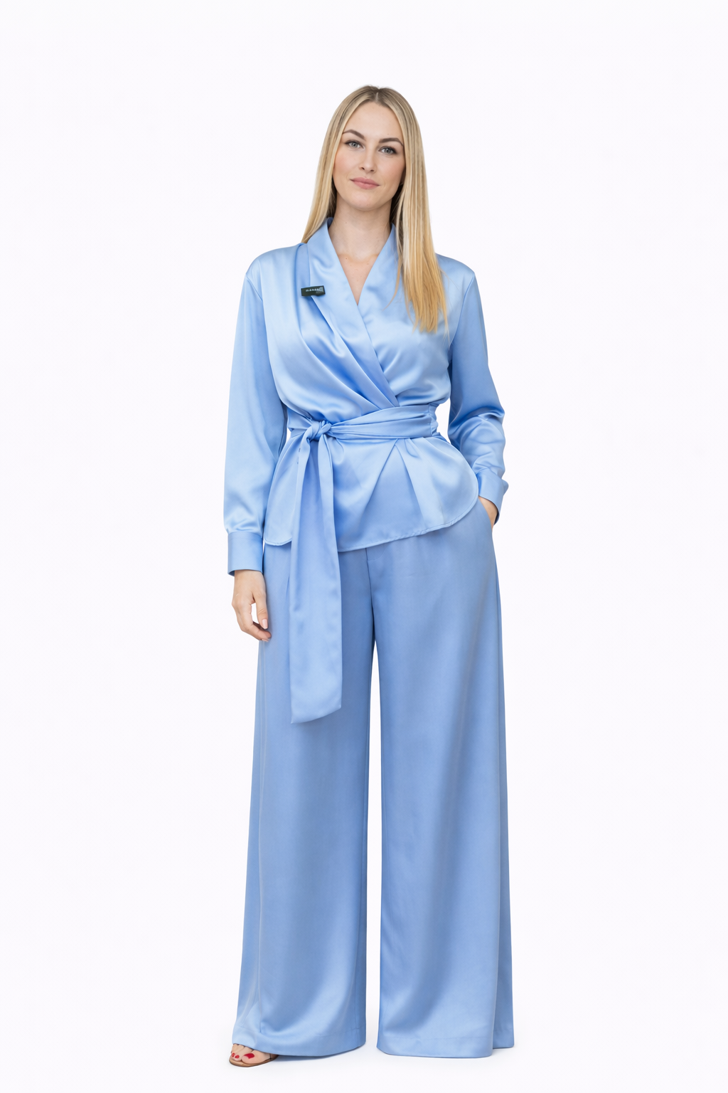 Tailleur raso kimono