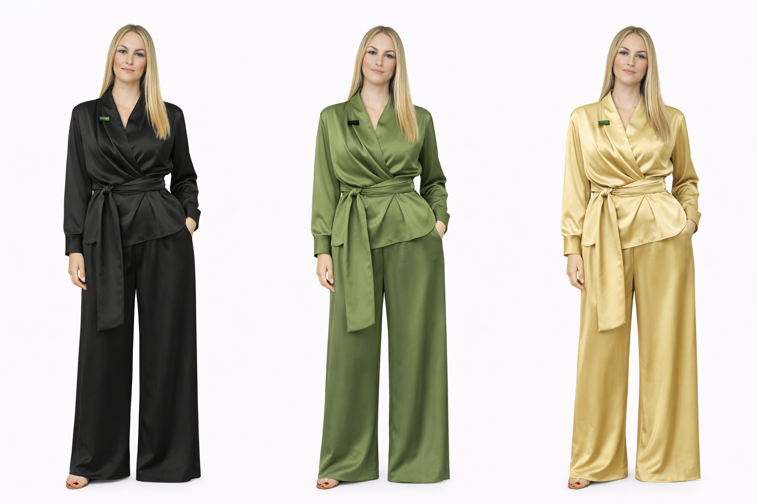 Tailleur raso kimono