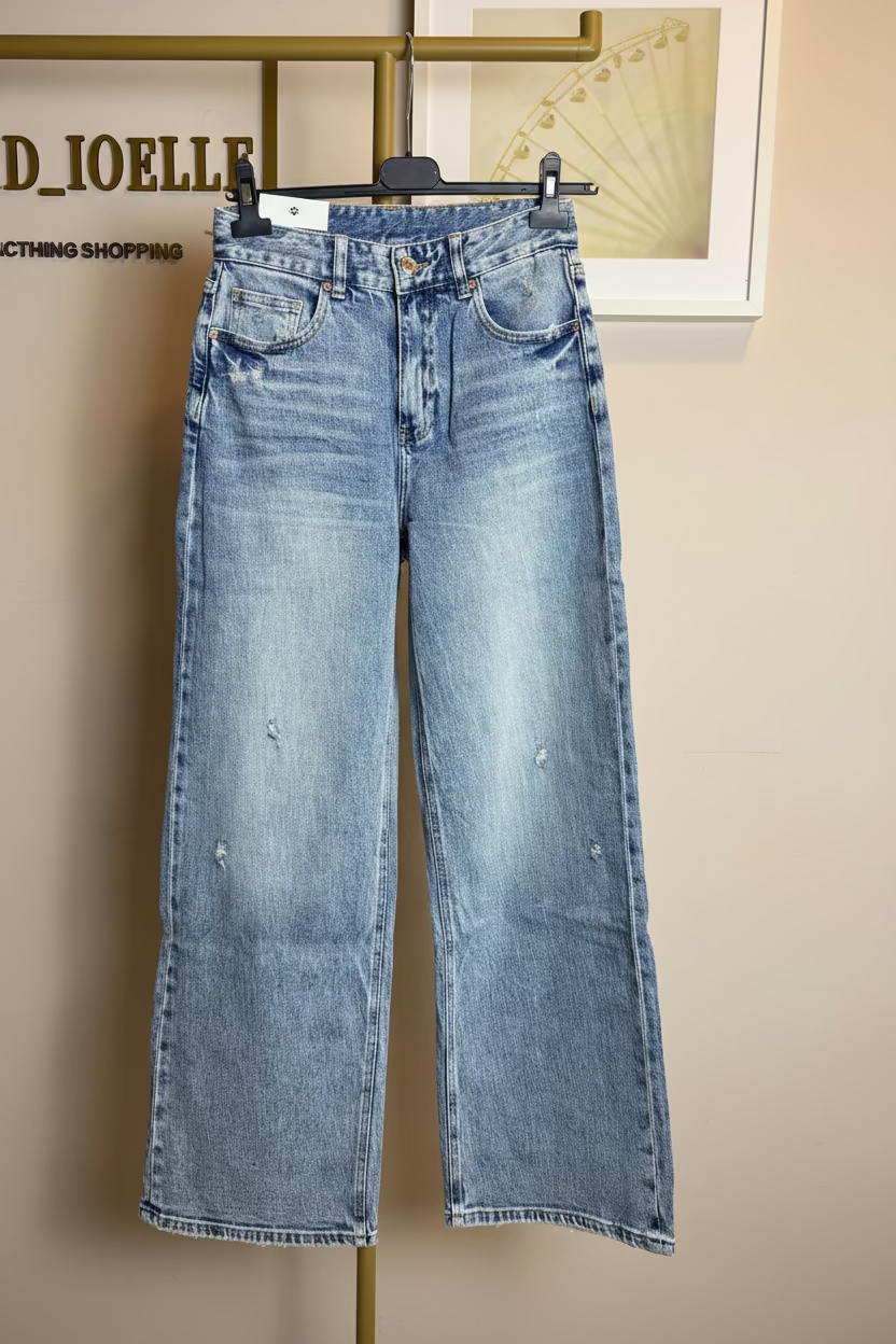 Jeans palazzo strappi