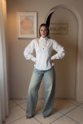 Jeans balloon denim chiaro