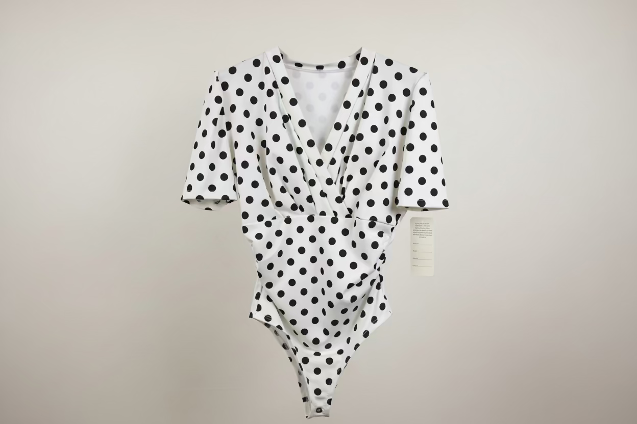 Body elasticizzato pois