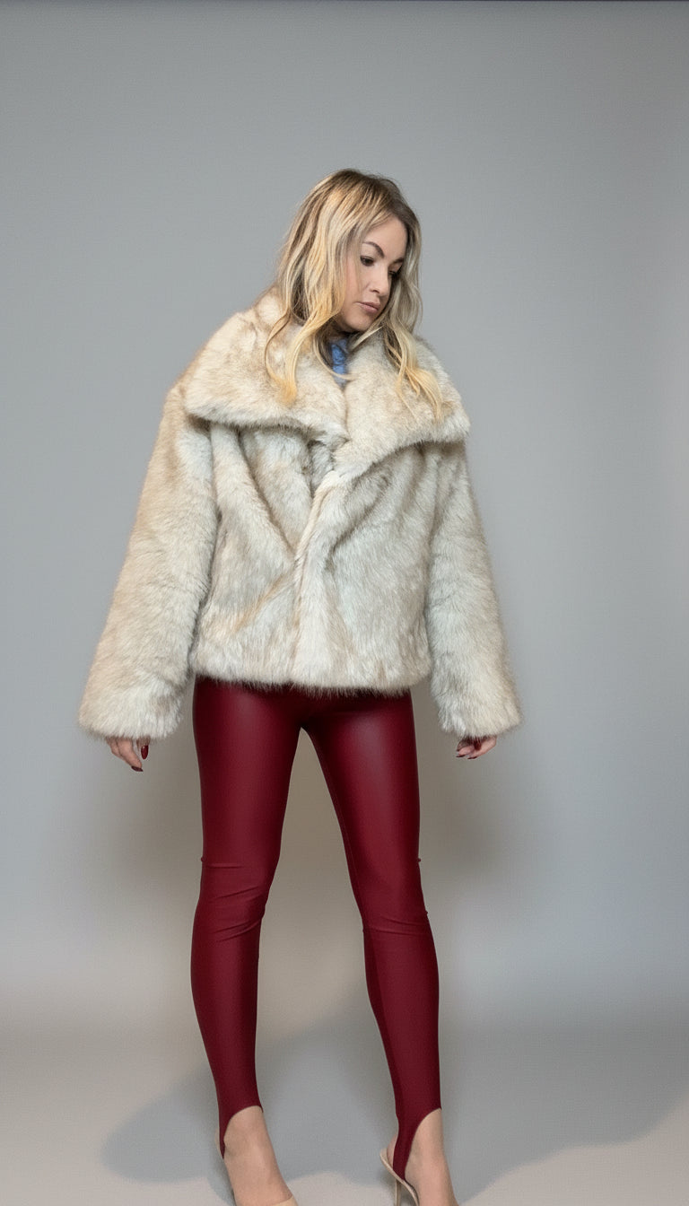 Leggins Lurex con sottopiede