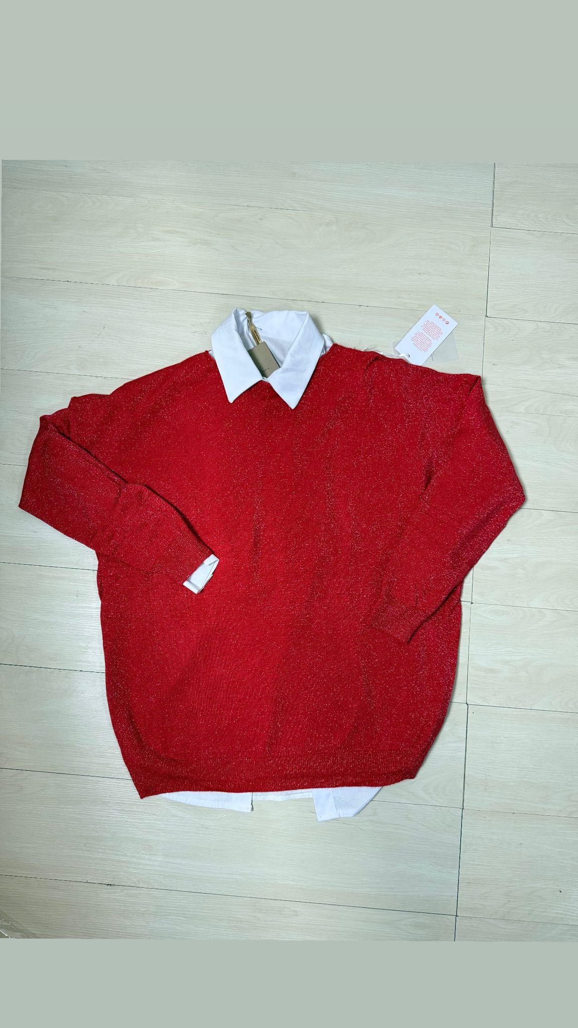Maglioncino girocollo Lurex