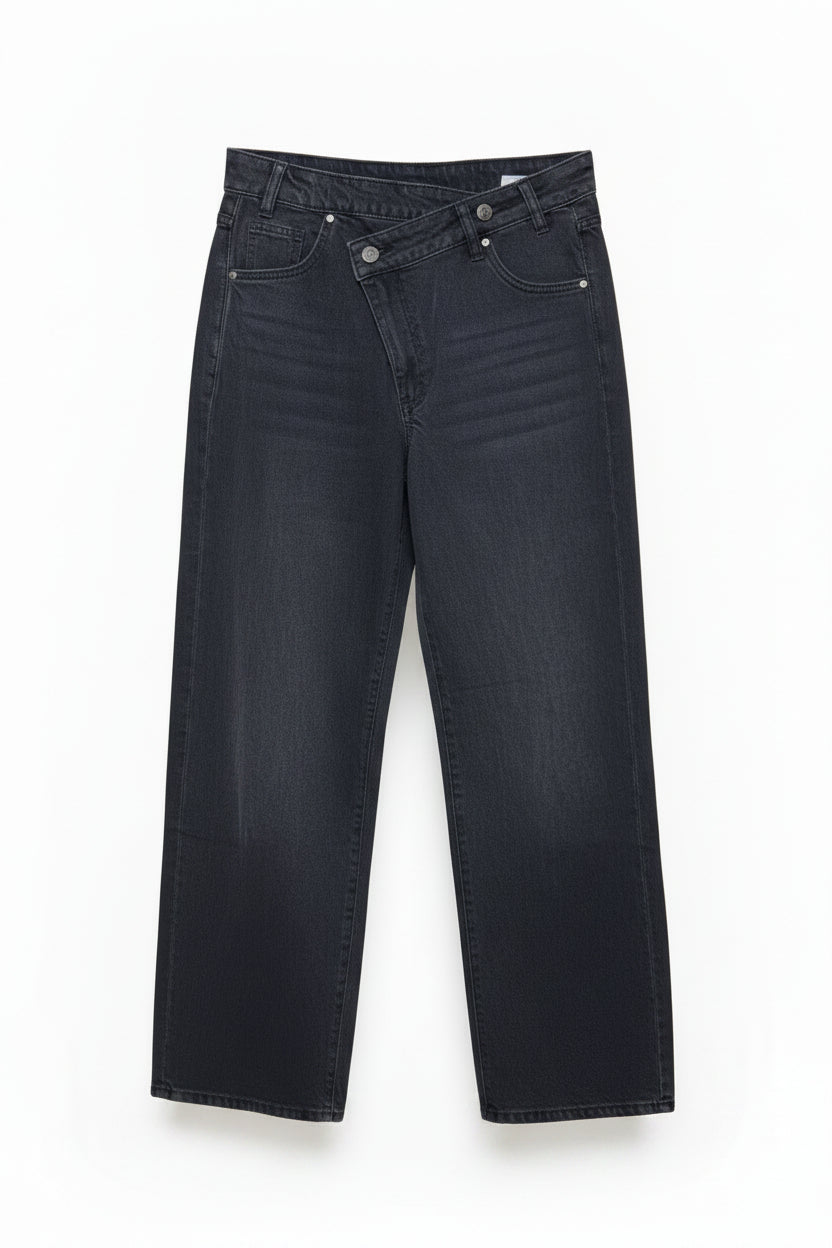 Jeans incrociato in vita